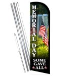 Memorial Day Premium Feather Banner Kit Blue
