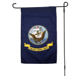 Navy Garden Flag