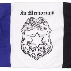 3'x5' Nylon Police Mourning Flag