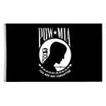 POW/MIA FLAG 2x3 NYLON FLAG SINGLE FACE