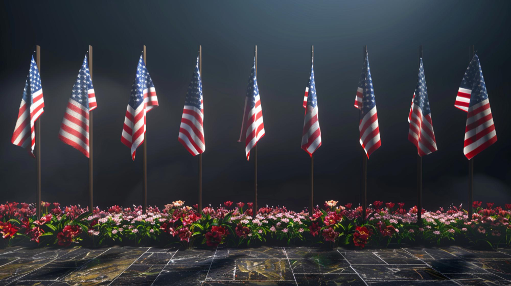 Memorial Flag Display