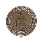 Memorial Markers with Military, Past War, and Civilian Medallions - Image 9