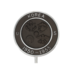 Memorial Markers with Military, Past War, and Civilian Medallions - Image 3